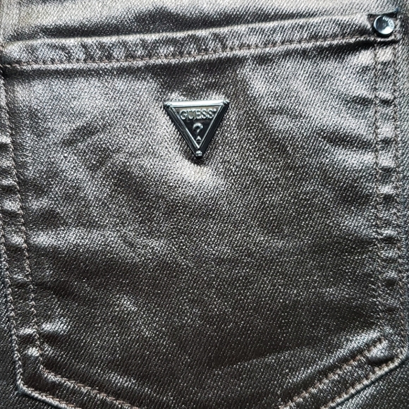 NEW GUESS Shiny Metallic Body Skirt SZ S - Picture 7 of 8